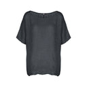 M Made in Italy — Women's Woven and Knitted Half Sleeve Top