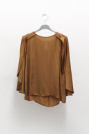 Stunning In Satin Cape Top | Astrid