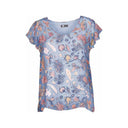 Women's Woven Short Sleeve Top | M Made in Italy