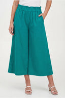 Women's Woven Capri Trousers