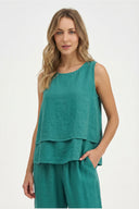 Women's Woven Sleeveless Top