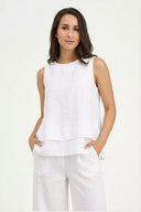 Women's Woven Sleeveless Top
