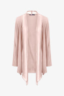 Women's Knit/Woven Combo Cardigan
