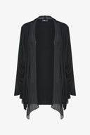 Women's Knit/Woven Combo Cardigan