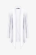 Women's Knit/Woven Combo Cardigan