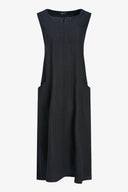 Women's Knit Woven Combo Dress