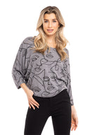 Women’s Knit 3/4 Sleeve Top