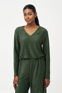 Women's Knit Long Sleeve Top | M