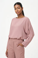Women's Woven Top with Long Sleeves