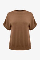 Women's Knit Cap-Sleeve Top | M