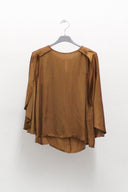 Stunning In Satin Cape Top | Astrid