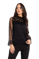 Women’s Woven Long Sleeve Top