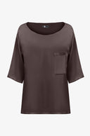 Women's Woven Boat-Neck Top | M