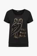 Women's Knit Crew-Neckline Short Sleeve Top | M