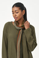 Women's Crew-Neck Long Sleeve Knit Top | M