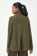 Women's Crew-Neck Long Sleeve Knit Top | M