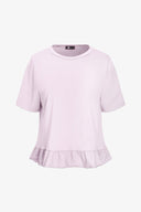 Women's Knit/Woven Combo Top