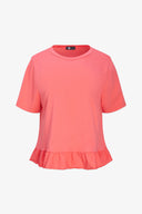 Women's Knit/Woven Combo Top