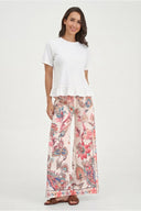 Women's Knit/Woven Combo Top