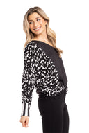 Women’s Woven Long Sleeve Top