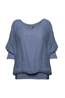 Women’s Woven Long Sleeve Top | M