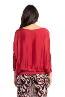Women’s Woven Long Sleeve Top