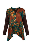 Women’s Woven Long Sleeve Top | M