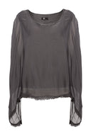 Women’s Woven 3/4 Sleeve Top | M