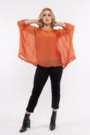 Women’s Woven 3/4 Sleeve Top | M