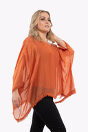 Women’s Woven 3/4 Sleeve Top | M