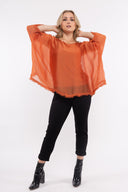 Women’s Woven 3/4 Sleeve Top | M