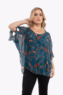 Women’s Woven 3/4 Sleeve Top | M