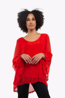 Women’s Woven Long Sleeve Top | M