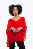 Women’s Woven Long Sleeve Top | M