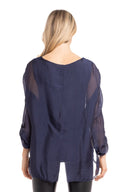 Women’s Woven Long Sleeve Top