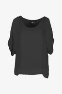 Women's Woven V-Neckline Top | M