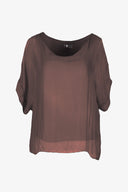 Women's Woven V-Neckline Top | M