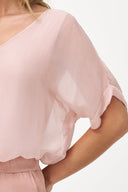 Women's Woven V-Neckline Top | M