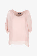 Women's Woven V-Neckline Top | M