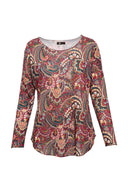 Women’s Knit Long Sleeve Top Round Neck | M