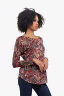 Women’s Knit Long Sleeve Top Round Neck | M