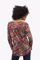 Women’s Knit Long Sleeve Top Round Neck | M