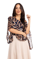 Women’s Woven 3/4 Sleeve Top