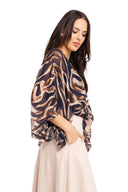 Women’s Woven 3/4 Sleeve Top