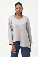Women's Knit Scoop-Neckline Top | M