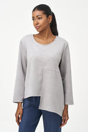 Women's Knit Scoop-Neckline Top | M