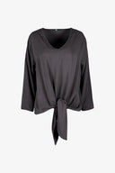 Women's Woven V-Neck Top | M