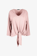 Women's Woven V-Neck Top | M