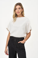 Women's Knit Mock-Neck Top | M
