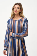 Women's Knit Boat-Neck Long Sleeve Top | M